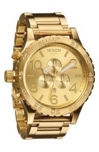 NIXON Wristwatch, MEN'S WATCH, GOLD COLOR