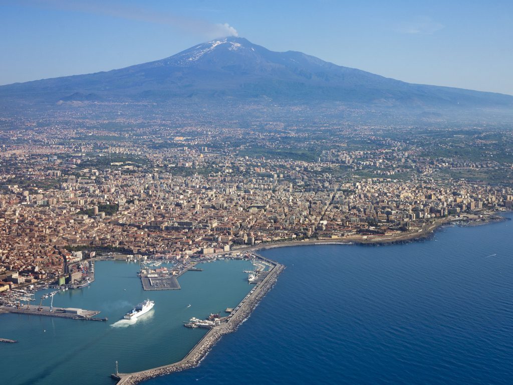 italian cities to visit, catania, etna, background hd, vacations in italy