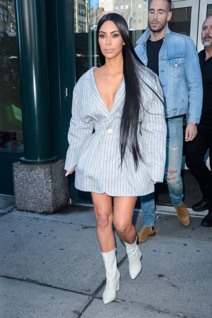 Kim Kardashian, look, outfit, west
