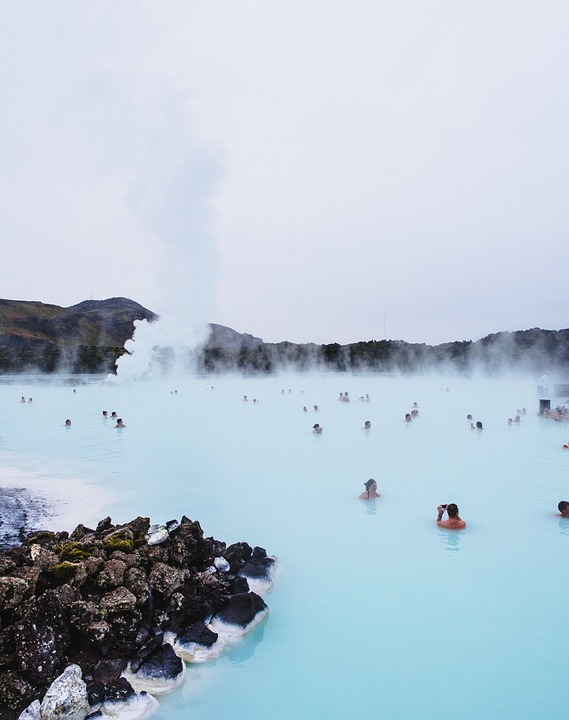 La source thermale Blue Lagoon en Islande 