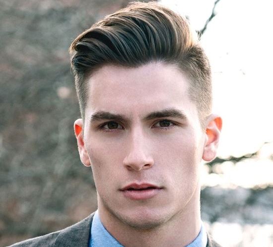 how to style hair for man on one side, short hair for man