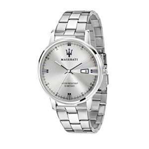 maserati men's watches, MASERATI Men's Quartz Analog Watch with Stainless Steel Wristband R8853130001