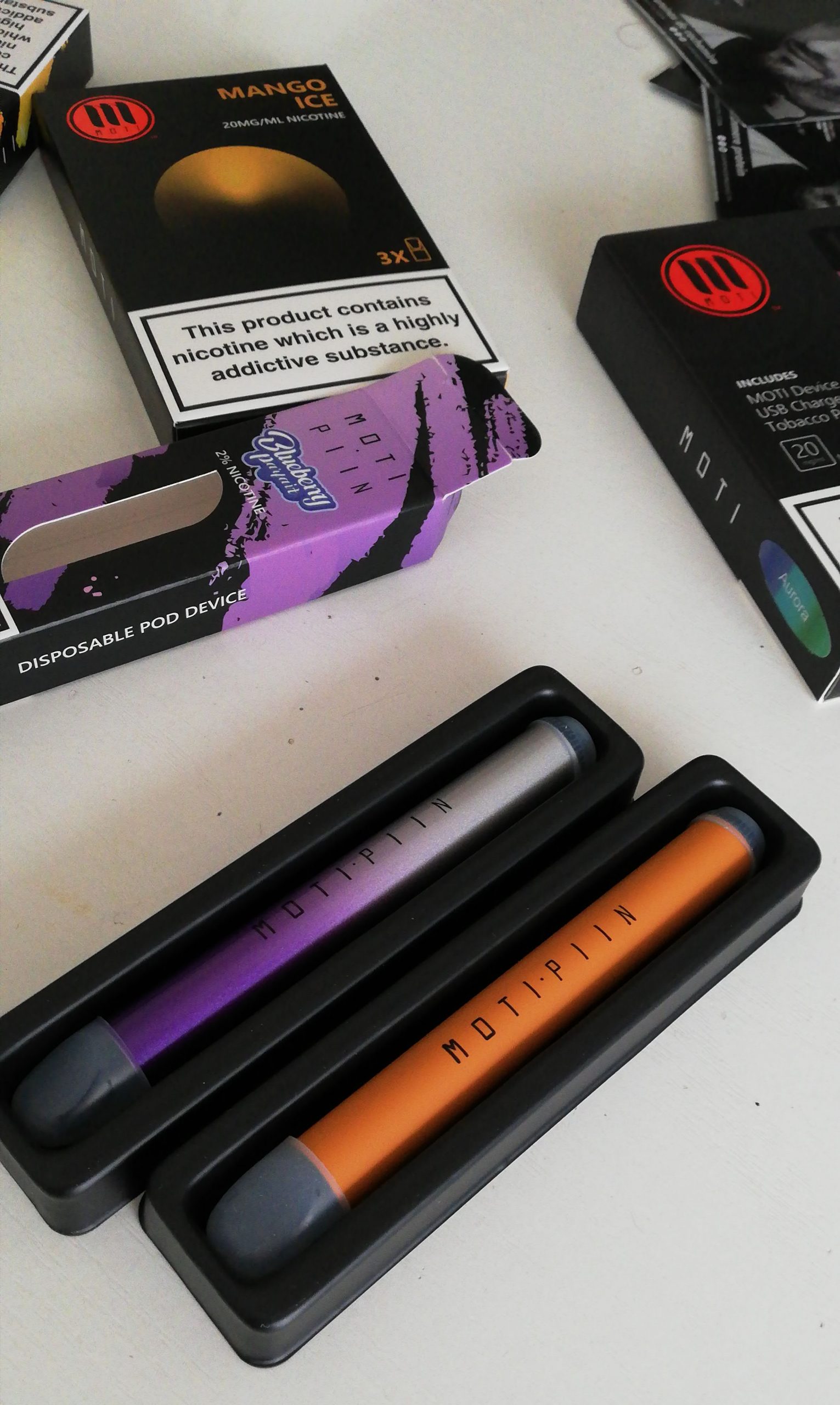 Cigarette électronique Moti piin