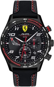 Scuderia Ferrari Quartz Watch with Leather Strap 830717 