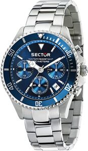 Sector No Limits Men's Quartz Chronograph Watch with Stainless Steel Strap R3273661007