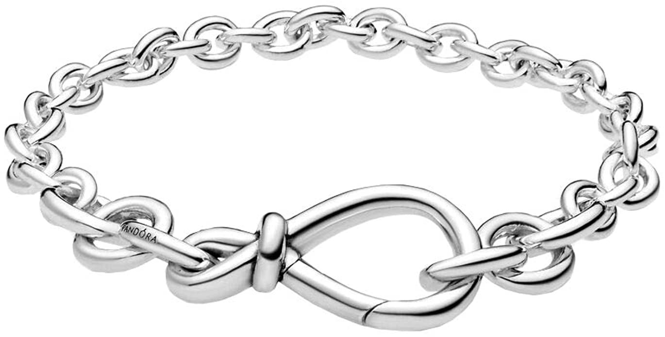 Pandora 598911C00 - Bracelet en argent pour femme avec nœud d'infini.