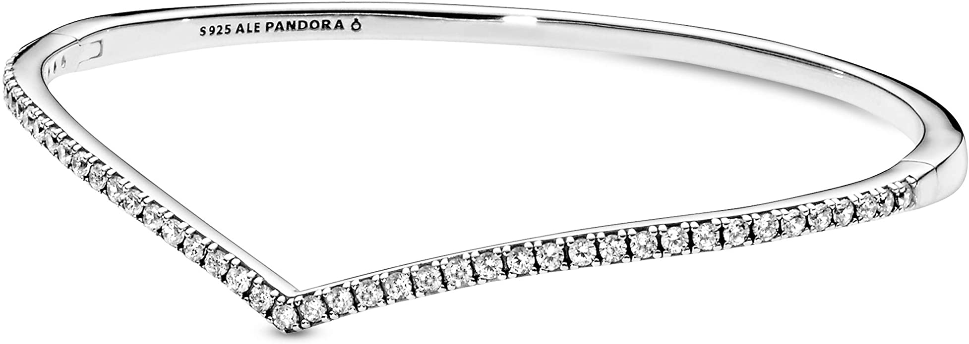 Bracelet Pandora pour femme en argent sterling 925 avec zircon cubique. 