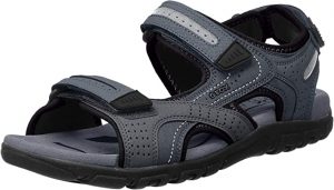 Geox Men's Sandal Strada D, sandales à bouts ouverts