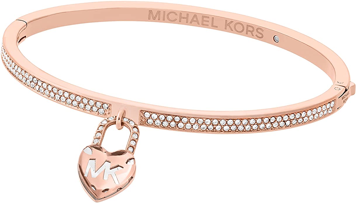 Michael Kors - Bracelet rigide en acier inoxydable pour femme.