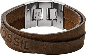Bracelet en acier inoxydable pour hommes Fossil JF03188040. 