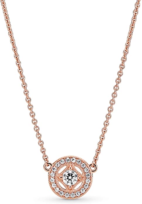 Pandora Women's Gold Plated Pendant Necklace - 380523CZ-45 