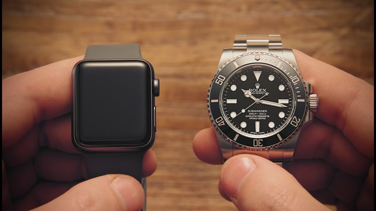 rolex vs apple watch, orologio analogico o smartwatch