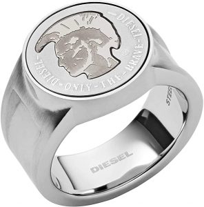 Diesel Men's Ring Piercing Steel_Stainless - DX1202040-8 