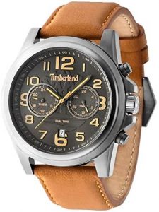 Timberland Men's Quartz Analog Watch with Leather Strap TBL.14518JSU-61B 