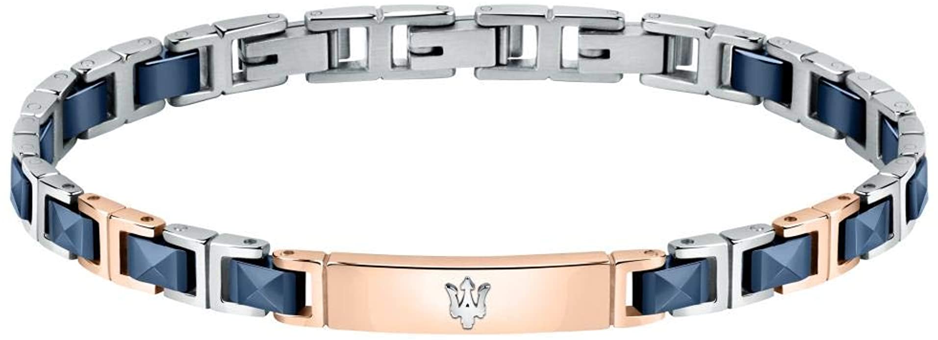 Bracelet Maserati Bijoux pour Homme, 22 cm, en Acier, Céramique, PVD - JM420ATI05 