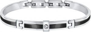Bracelet Morellato pour homme, Collection URBAN, en acier, PVD noir - SABH21 
