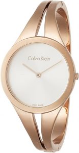 Montre analogique à quartz pour femme Calvin Klein avec bracelet en acier inoxydable K7W2M616. 
