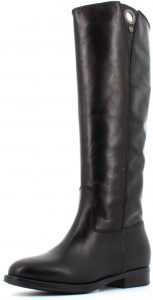 Botte NeroGiardini I014050D pour femme en cuir noir Une chaussure confortable adaptée à toutes les occasions. Automne Hiver 2020-2021. 