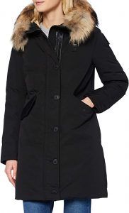 Blauer Waterproof/Long Trench Padded Feather Parka Femme. 