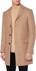 Marque Amazon - trouver. - Wool Mix Smart Coat, Veste pour homme 