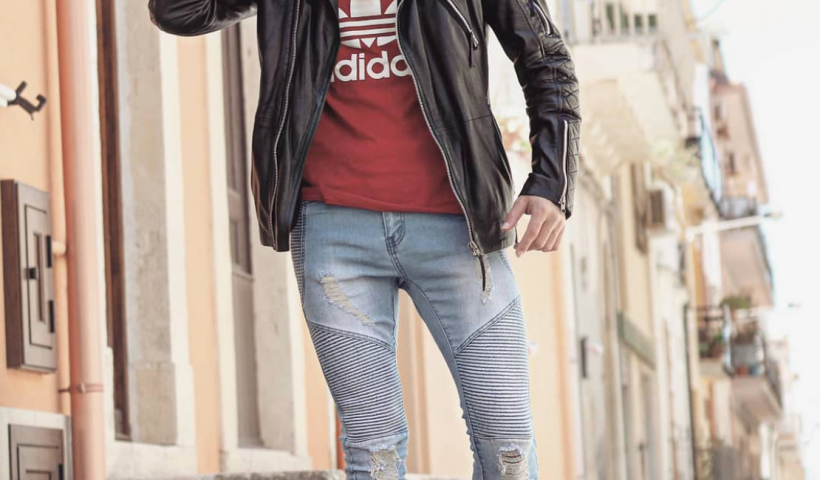corrado firera, jeans uomo, modelli italiani, influencer italia, moda uomo